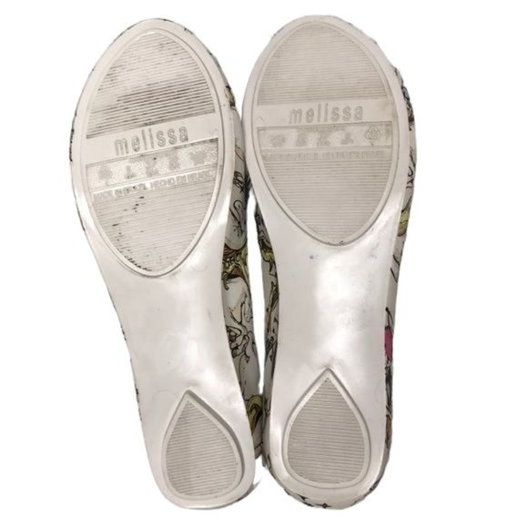 Melissa Ultragirl 3db II unicorn wedges flats 8 - Picture 9 of 10